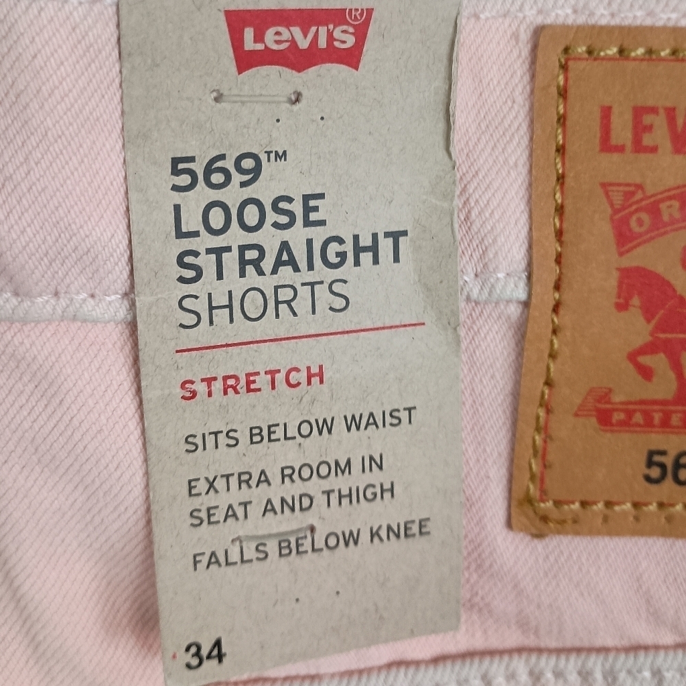 NWT Levi's 569 Loose Straight Jean Shorts - Picture 7 of 10